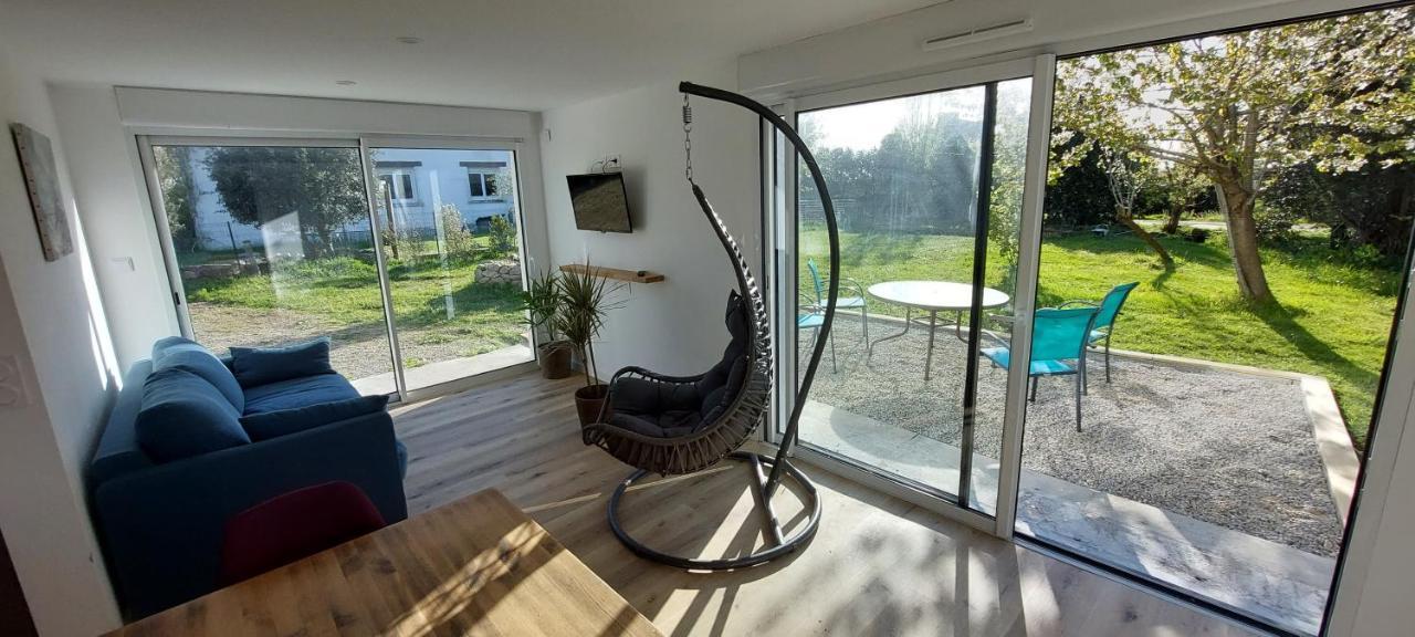 Plouhinec  Maison De Vacances 4 Pers Avec Jardin Privatif A 1Km Plage Lines Et 300M De La Mer De Gavres - Ar Pil Jadur מראה חיצוני תמונה