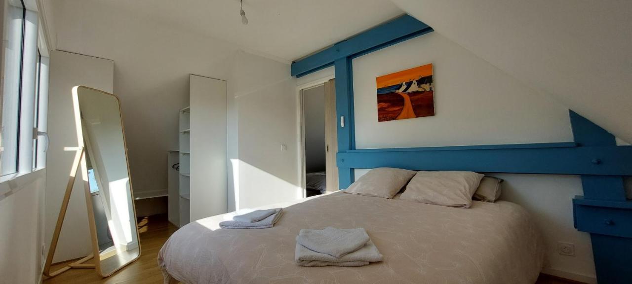 Plouhinec  Maison De Vacances 4 Pers Avec Jardin Privatif A 1Km Plage Lines Et 300M De La Mer De Gavres - Ar Pil Jadur מראה חיצוני תמונה